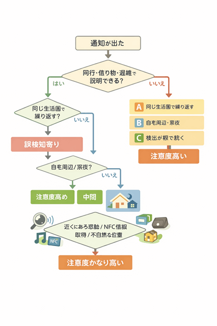 判断基準A〜Gをまとめた「判定フロー図」