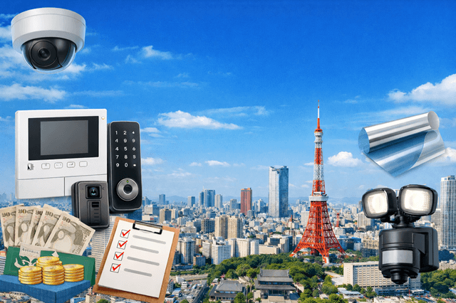 東京都の防犯補助金で防犯機器を賢く導入する6つの手順（防犯カメラ・録画ドアホン・補助錠）