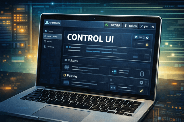 OpenClawのDashboard（Control UI）起動イメージと18789の接続確認